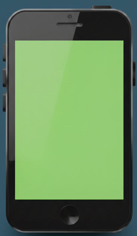Imagen de celular azul